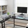 Simple Trending 2-Tier Monitor Stand Riser, Metal Desk Organizer Stand with Anti-Slip Suction Cup for Laptop, Computer, iMac, Pc, Printer,Silver - Image 2