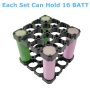18650 4x4 Cell Holder 10 pack 16 Cells DIY ABS Battery Bracket US Seller - Image 6