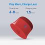 MiLi Small Magnetic Bluetooth Speaker, Compatible with MagSafe iPhone 12/13, Mini Wall Mountable True Wireless Portable Speaker for Golf Cart Tiny Speaker for Gifts (2 PCS, Snowman) - Image 5