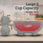 PriorityChef Granite Mortar and Pestle Set - 6.1 Inch Natural Stone Molcajete - Image 5