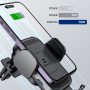 ZeeHoo Wireless Car Charger, 15w Fast Charging, Auto Clamping Car Phone Mount, Cell Phone Holder Charger, for iPhone 17 16 15 14 13 12 11 Pro Max Xs, Samsung Galaxy S23+ S22, Etc.(Grey) - Image 2