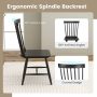 Set of 2 Windsor Dining Chairs with High Spindle Back - Image 5