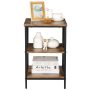 Versatile Side/End Table with Storage Shelf Nightstands for Living Room Bedroom - Image 4
