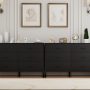 Richya 47.3'' Chest of Drawers, Dressers for Bedroom 6 Drawer, Steel Frame, Black Dresser - Image 5
