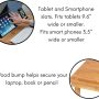 Sofia + Sam Multi Tasking Laptop Bed Tray – Work from Home Desk - Bamboo Lap Desk – Folding TV Tray Table – Smartphone Tablet Lap Tray – Homework Study Reading Eating Food - Computer Stand - Natural - Image 5