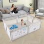 Large Baby Playpen with Pull Rings Ocean Balls and Cute Pattern - Image 2