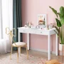 Costway Vanity Table Dressing Table Flip Top Desk Furniture White - Image 1