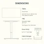 FLEXISPOT 55" x 28" Home Office Electric Height Adjustable Standing Desk Memory Programmable Presets Computer Desk White and Mahogany - Image 6