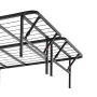 Mainstays Full 14" High Profile Foldable Steel Platform Bed Frame with Storage Space Under Frame, No Box Spring Required, Black - Image 5