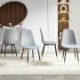 Rosa Velvet Upholstered Side Chair - Image 3