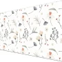 armdgodx White Flowers & Grass Mouse Pad, White - Image 5