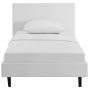 Anya White Fabric Twin Bed - Image 5