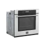 Forno Appliances - 30" Built-In Single Electric Convection Wall Oven - Silver - Image 3