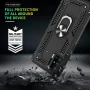 TJS for Samsung Galaxy A71 5G Case (Not Fit Galaxy A71 4G/Galaxy A71 5G UW), with Tempered Glass Screen Protector Impact Resistant Defender Metal Ring Magnetic Support Protector Armor Cover (Teal) - Image 5