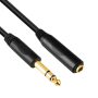 6.35mm 1/4" inch TRS Plug Male to 1/4 Female Headphone Guitar Extension Cable Cord, Gold Plated Audio Cable Stereo Extender, 10 feet (3 M) - Image 5