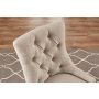 Bakerford Biscuit Beige Upholstered (Set of 2) Dining Chair with Tufted Back - Image 2