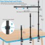 Overhead Camera Mount Table Stand with 2 Section Telescopic Arm, 13"-33" Adju... - Image 3