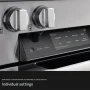 Miele - 30 in. Wide 4 Burner 4.6 cu. ft. Dual Fuel Freestanding Range - Stainless Steel - Image 3