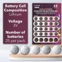 Loopacell High Power Button Cell 3V Lithium Assorted Batteries CR2032, CR2025, CR2450, CR1620, CR1632 - Image 6