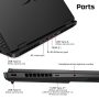HyperX - HP OMEN 16" 165Hz 2.5K OLED Gaming Laptop - AMD Ryzen 9 8940HX (2025) - 16GB Memory - NVIDIA GeForce RTX 5060 - 1TB SSD - Shadow Black - Image 4