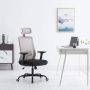 Ergonomic Office Chair, Sidanli Gray Home Office Chair with Headrest Adjustable - Image 6