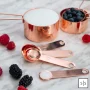 Styled Settings Copper Stainless Steel Measuring Cups and Spoons Set - Image 2