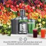 Breville - Juice Fountain Cold Electric Juicer - Silver - Image 2