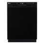 LG - 24-in Front Control Built-In Stainless Steel Tub Dishwasher with SenseClean and 52dBA - White - Image 1