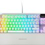 SteelSeries - Apex 7 Ghost TKL Wired Mechanical Red Linear Gaming Keyboard with RGB Backlighting - White - Image 1