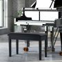 Solid Wood PU Leather Padded Piano Bench Keyboard Seat - Image 1