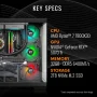 Thermaltake - LCGS View 7870T-380 Gaming Desktop AMD Ryzen 7 7800X3D 2023, 32GB Memory, NVIDIA GeForce RTX 5070 Ti, 2TB NVMe M.2 - Black - Image 2