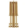 5 Piece TV Tray Table Set in Natural (4 Trays, 1 Stand) - Image 6
