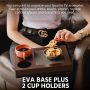 meistar Sofa, Couch, Bed, TV and Lap Tray Table for Eating with EVA Base and 2 Cup Holders. Remote Control and Cellphone Holder. Arm Rest Organizer. (Brown/Tobacco) - Image 6