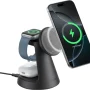Anker - MagGo 15W Wireless Charging Station (3-in-1 Stand) for iPhone, AirPods & Qi Devices - Black - Image 3