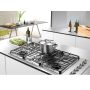 Miele - 42 in. Wide 6 Burner KM 3485 G - Stainless Steel - Image 2