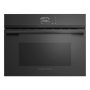 Fisher & Paykel - Minimal 24" Built-In Single Electric Convection Wall Oven - Black - Image 1