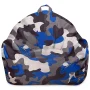 Posh Creations Structured Bean Bag Chair, Malibu Lounge, Adults, 2.8ft, Nylon - Camo Pink and Black - Image 6