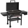 Blackstone - Original 28-in. 2-Burner Outdoor Omnivore Griddle with Hood and Side Shelf Railing System - Black - Image 1