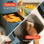 Bella - Fits-anywhere Kitchenware: 4-qt. Slim Air Fryer - Surf - Image 3