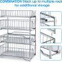 Simple Trending Stackable 2-Tier Vertical Bathroom Storage Under Sink Cabinet Organizer, Toilet Vanity Organizer Drawers, Silver - Image 4