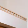 Decorative Galley Rail - 48 in. x 2.25 in. x 0.75 in. - Sanded Unfinished Maple - Shelf and Cabinet Enhancing Moulding - Image 2