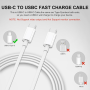 10 PACK For Samsung USB-C to USB-C Fast Charge Cable Charging Cord Type Charger - Image 4