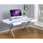 Room Designs Computer X Desk Black Gloss Modern Rectangle - Image 6