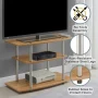 Designs2Go 31.5 in. Light Oak Particle Board TV Stand Fits TVs Up to 37 in. - Image 5