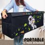 Extra Large Toy Storage Organizer For Living Room with Lids - Glow-in-Dark 40"x14"x16" Collapsible 600D Oxford Toy Chest for Kids, Boys, Girls - Durable Toy Bin for Living Room, Playroom, Nursery - Image 4
