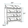 Humble Crew Kids Toy Storage Organizer with 12 Plastic Storage Bins, Grey/White - Image 6