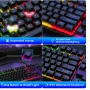 Wired Gaming Keyboard & Mouse Combo, RGB Backlit Mechanical Gaming Keyboard Mouse W/ Multimedia Keys, Anti-ghosting Keys, Spill-Resistant for Windows PC Gamers Desktop Computer Laptop,Black - Image 3