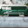 Zander Glass Top Coffee Table - Image 3