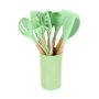 Green 12 Piece Utensil Set - Image 3