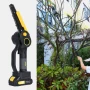 2-in-1 Cordless Pole Saw & Mini Chainsaw, Brushless Electric Chain Saw with 2 x 2.0Ah Battery, 4.9-7.5ft Adjustable Pole Saw - Image 5